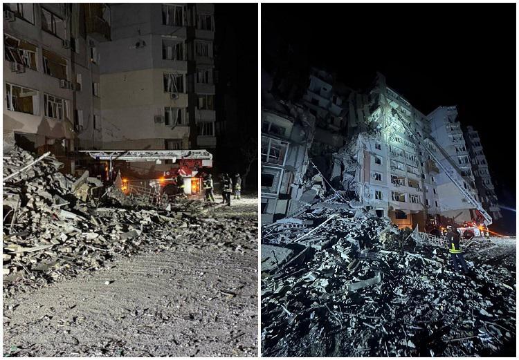 რუსეთმა ხერსონში, საცხოვრებელი კორპუსი დაბომბა - დაშავებულებს შორის არიან ბავშვები