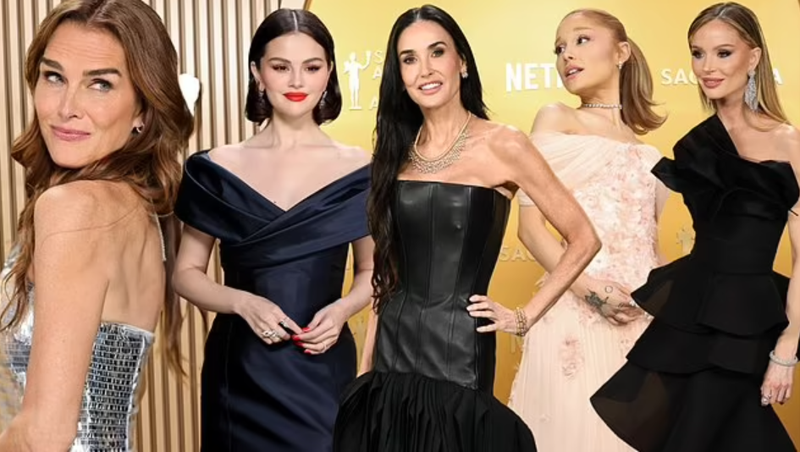 "დემი მური, სელენა გომესის გარდასახვა..." - Ozempic-ის ფაქტორი და შეწუხებული ფანები: ვინ როგორ გამოიყურებოდა SAG Awards-ზე