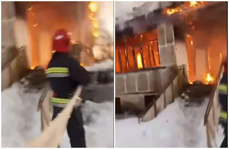 გურიაში, სხვის დასახმარებლად წასულ მამაკაცს, დაბრუნებისას სახლი ცეცხლის ალში დახვდა  - “ღია ცის ქვეშ დარჩნენ მცირეწლოვანი შვილი, მშობლები და მეუღლე“ (ვიდეო)