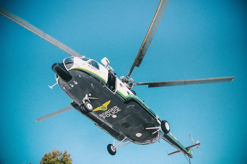 დიდთოვლობის სალიკვიდაციო სამუშაოებში სასაზღვრო პოლიციის ვერტმფრენი ჩაერთო