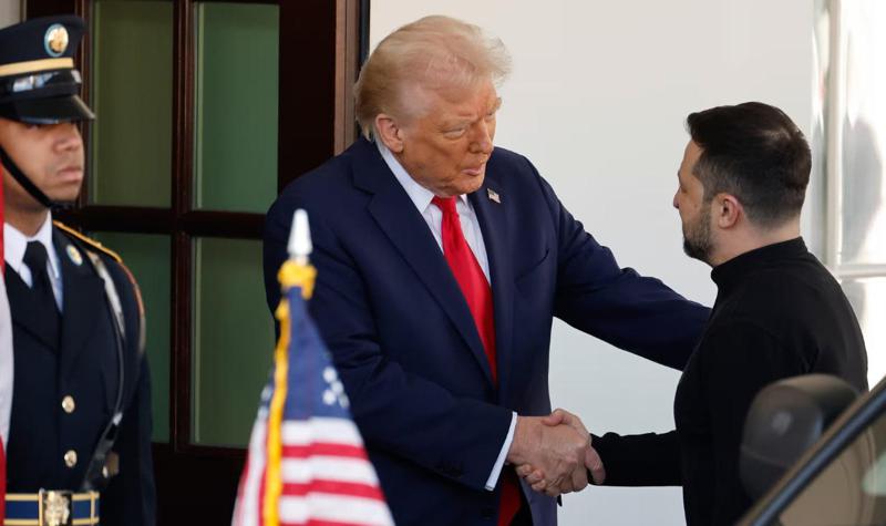 თეთრ სახლში ვოლოდიმირ ზელენსკისა და დონალდ ტრამპს შორის შეხვედრა დაიწყო