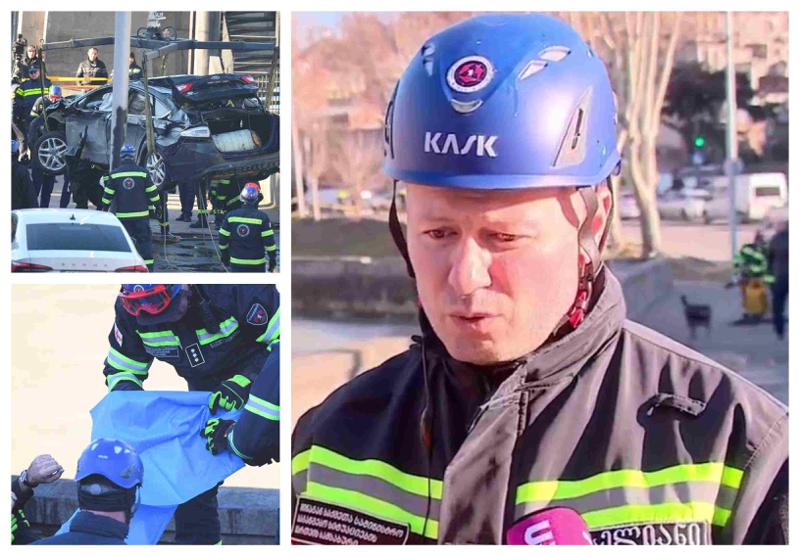 "17 მეტრის სიღრმეზე ნანახი იქნა ავტომობილი... საკმაოდ რთული ღონისძიება იყო" - ლევან მუსელიანი