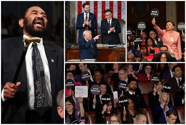 “ტყუილია“, “მასკი იპარავს“ -  ხმაური და გაძევებული კონგრესმენი: ტრამპის მიმართვა სკანდალების ფონზე და სენატორი ქალი, რომელსაც პრეზიდენტმა "პოკაჰონტასი" უწოდა (ვიდეო)