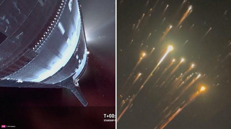 SpaceX-ს ზედიზედ მეორე რაკეტა აუფეთქდა - გადაიღეს კადრები, როგორც ჩამოცვივდა ციდან რაკეტის ცეცხლმოკიდებული ნაწილები