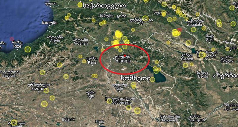 ძლიერი მიწისძვრა სომხეთში - ბიძგები იგრძნობოდა თბილისშიც