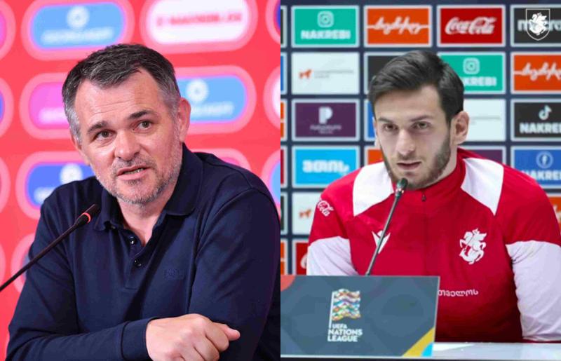 "ცვლილებები მოსალოდნელია, შანსს სხვებიც მიიღებენ" - ვინ არ ითამაშებს სომხეთთან: სანიოლის და "კვარას" კომენტარები მატჩის წინა პრესკონფერენციაზე