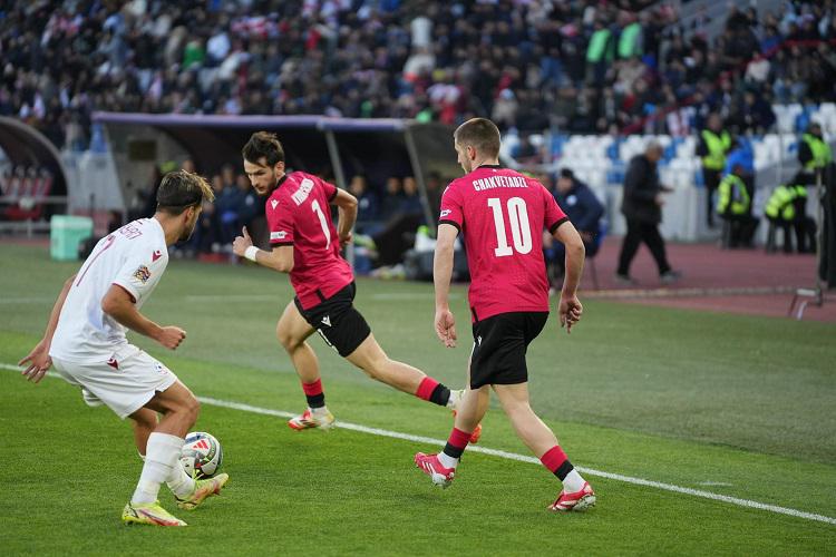 კვარას გოლი - საქართველოს ეროვნული ნაკრები სომხეთს ანგარიშით 6:1 ამარცხებს