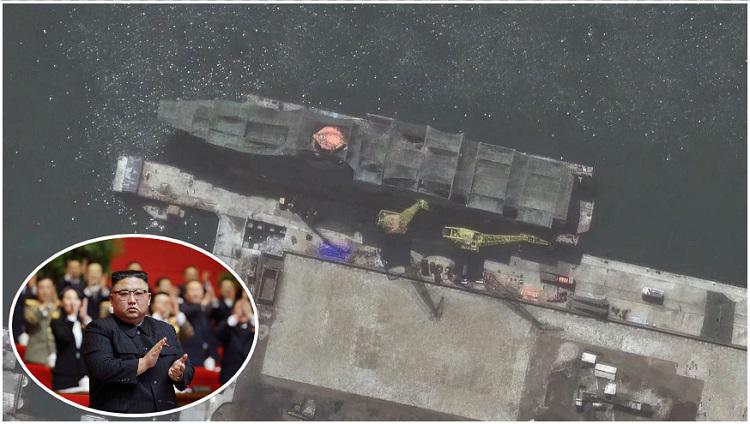 კიმ ჩენ ინი გიგანტურ საზღვაო-სამხედრო ხომალდს აშენებს - რა ჩანს სატელიტურ ფოტოებზე?