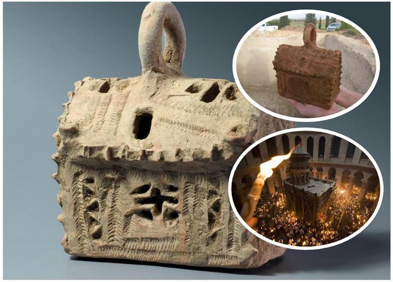 აღმოჩენილია მეხუთე საუკუნის კანდელი, რომლითაც მაცხოვრის საფლავიდან ცეცხლი გადაჰქონდათ - "მას ეკლესიის ფორმა ჰქონდა"