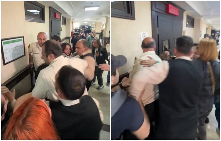 დაპირისპირება სასამართლოში - აქციაზე დაკავებული ლევან ზაზაძისთვის 12-დღიანი ადმინისტრაციული პატიმრობის შეფარდებას ხმაური მოჰყვა