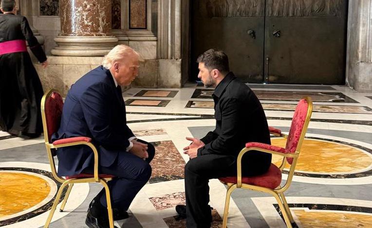 ვრცელდება ზელენსკისა და ტრამპის ვატიკანში გამართული შეხვედრის ფოტოები - რაზე ისაუბრეს ლიდერებმა პაპის დაკრძალვამდე: დეტალებზე წერს მედია