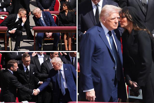 "დონალდ, მარცხნივ გაიხედე“ - გაშიფრეს თუ რას ეჩურჩულებოდა მელანია დონალდ ტრამპს რომის პაპის დაკრძალვაზე და რა უთხრა აშშ-ის პრეზიდენტმა სხვა ლიდერებს