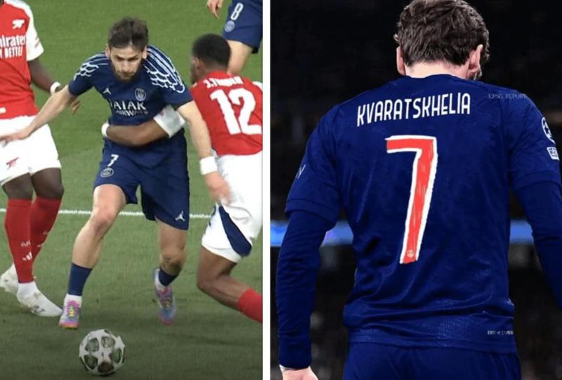 კვარაცხელია ლონდონშიც ბრწყინავს - საგოლე გადაცემა და საკამათო მომენტი: პსჟ "არსენალს" ამარცხებს