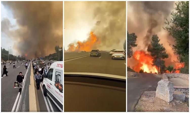 ცეცხლი დასახლებულ ადგილებს უახლოვდება, პანიკაა ქუჩებში - იერუსალიმთან ახლოს ძლიერი ხანძარი მძვინვარებს: ქვეყნები დასახმარებლად ემზადებიან (ფოტო/ვიდეო)