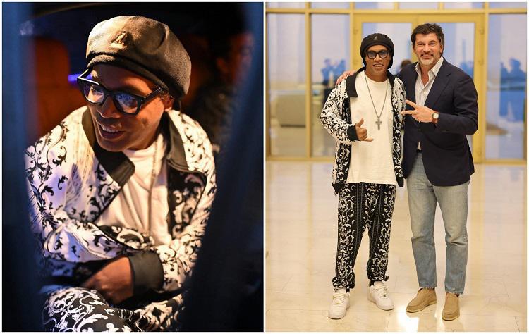 ლეგენდარული რონალდინიო თბილისშია - ბრაზილიელი ფეხბურთელი ლეგენდების მატჩისთვის ემზადება: რა ფოტოები ვრცელდება მედიაში