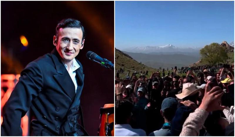 დათო კენჭიაშვილის სიმღერა ფერეიდნის მთებში – ფერეიდნელი ქართველების ემოციური შესრულება ირანში