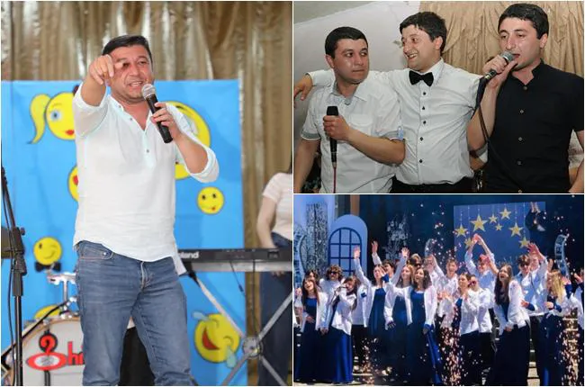 დირექტორისა და გეოგრაფიის მასწავლებლის მუსიკალური პერფორმანსი - ძმები ხომერიკები ფოთის მე-4 სკოლიდან:  "აკაკი ჩემი ძმაა. ნეპოტიზმში არ ჩამომართვათ, კონკურსით მყავს აყვანილი"