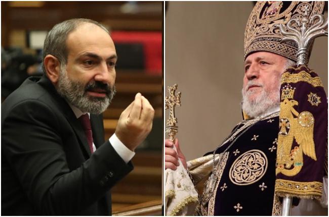 "თუ აღმოჩნდება, რომ გარეგინ II-მ მართლაც დაარღვია დაუქორწინებლობის აღთქმა და შვილი ჰყავს, ის ვერ იქნება სომეხთა კათოლიკოსი" - სკანდალი სომხეთში: ფაშინიანსა და გარეგინ II -ს შორის დაპირისპირება მძაფრდება