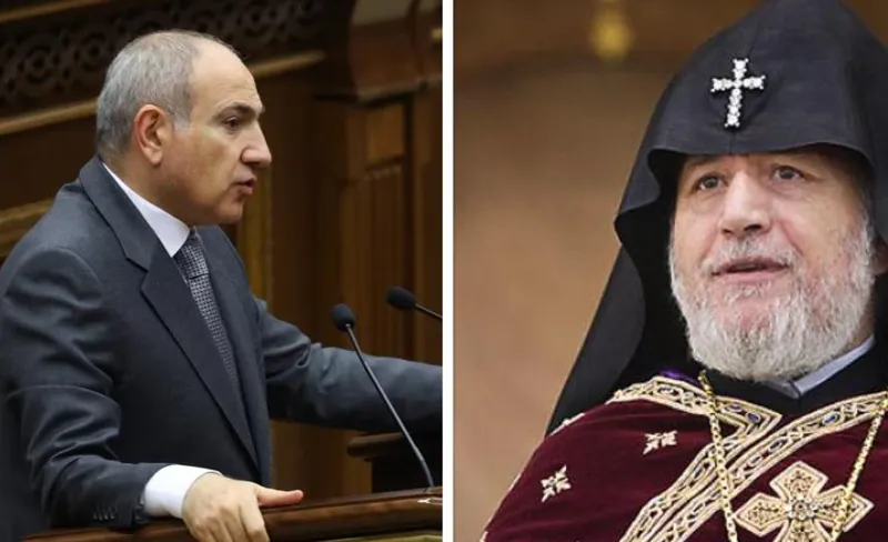 სომხეთის პრემიერსა და პატრიარქს შორის კონფლიქტი ღრმავდება - ფაშინიანი ახალი პატრიარქის ასარჩევად საკოორდინაციო საბჭოს შექმნას ითხოვს