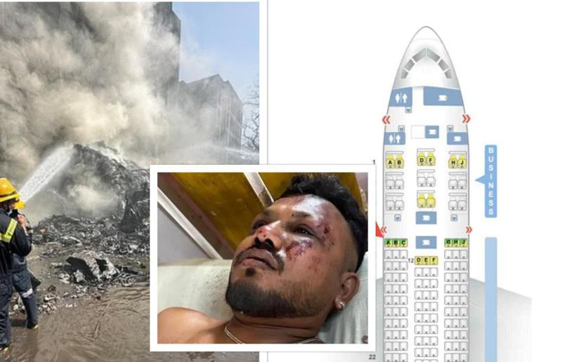 "როცა გონს მოვეგე, გარშემო მხოლოდ ცხედრებს ვხედავდი" - რას ჰყვება ინდოეთის ავიაკატასტროფას გადარჩენილი ერთადერთი მგზავრი? ცნობილია ადგილი თვითმფრინავში, სადაც ის იჯდა