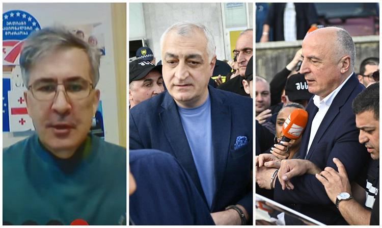 “ყვარყვარეს ციხეში ჯერ კიდევ ეტევიან პატიმრები, თუმცა მალე კარები აუცილებლად გასკდება და ყველას თავისი ადგილი მიეჩინება“ - მიხეილ სააკაშვილი მამუკა ხაზარაძისა და ბადრი ჯაფარიძის დაკავებაზე