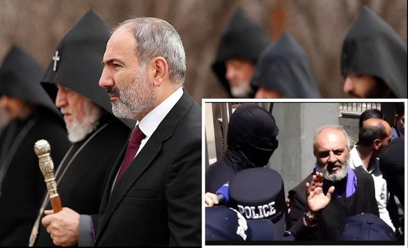 სომხეთის ხელისუფლება რუსეთისგან მართულ შეთქმულების გამოაშკარავებაზე ლაპარაკობს: დაკავებულია 14 ადამიანი, მათ შორის მთავარეპისკოპოსი: ფაშინიანი გარეგინ II-ის გადადგომას მოითხოვს