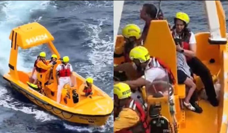 გოგონა ოკეანეში გადავარდა, მამა კი მის გადასარჩენად თავგანწირულად გადახტა - "მშობლის ინსტინქტს სასწაულის მოხდენა შეუძლია" (ვიდეო)