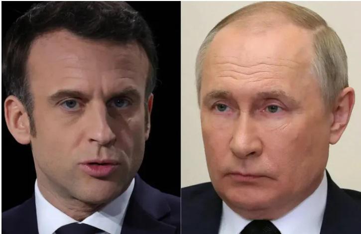 ემანუელ მაკრონმა და ვლადიმერ პუტინმა ტელეფონით ისაუბრეს