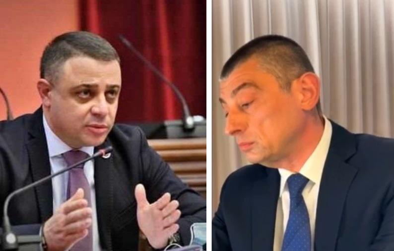 "გიორგი, მოიხედე ერთი წამით, რა დღეში ხარ? შეგეშინდა, წახვედი, გგონია, რომ შორს ხარ, დგახარ და "ბლატაობ“? - ცოტა თავი გააკონტროლე" - ალუდა ღუდუშაური გიორგი გახარიას