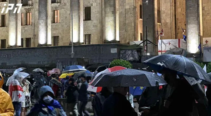 რუსთაველის გამზირზე საპროტესტო აქცია მიმდინარეობს