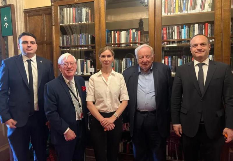 “ნაციონალური მოძრაობის“ ლიდერები დიდ ბრიტანეთში ლორდთა პალატის წევრებს შეხვდნენ