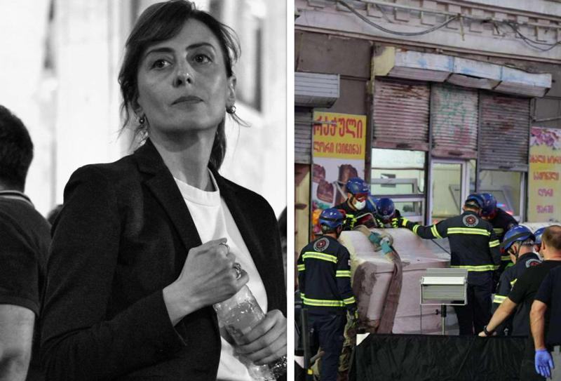 "ჩამონგრეული შენობა ჩემი შვილის მანქანას დაეცა და..." - რას წერს ხატია დეკანოიძე