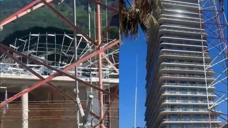 გონიოში მრავალსართულიანი მშენებარე კორპუსის საყრდენი კონსტრუქცია ჩამოინგრა - რა დეტალები ხდება ცნობილი