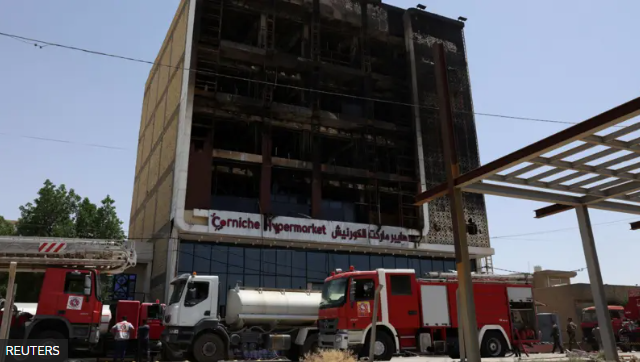 ერაყში, სავაჭრო ცენტრში გაჩენილ ხანძარს 61 ადამიანი ემსხვერპლა - ხანძარი იმ კომპლექსში გაჩნდა, რომელიც 5 დღის წინ გაიხსნა