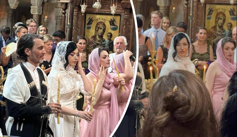 ფოტოები სოფი ლორენის ვაჟის ქართული ქორწილიდან - მარიამ შარმანაშვილმა და კარლო პონტიმ ჯვარი დაიწერეს