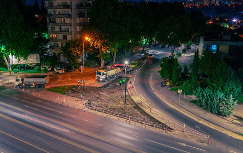 ბელიაშვილის ქუჩიდან წერეთლის გამზირისკენ ტრანსპორტი უმოკლესი გზით დაკავშირდება - დიდუბეში ახალი სატრანსპორტო კვანძი ეწყობა: დეტალები