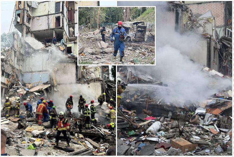 ბეტონის ფილების ქვეშ ჩარჩენილი ადამიანები, 6 დაღუპული და დაშავებული ბავშვები - რუსეთმა კიევში საცხოვრებელ კორპუსებს დაარტყა (ფოტო/ვიდეო)