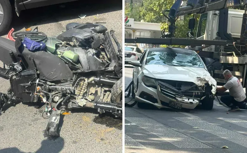 მოპედის მძღოლი ადგილზე დაიღუპა - ავარია თბილისში