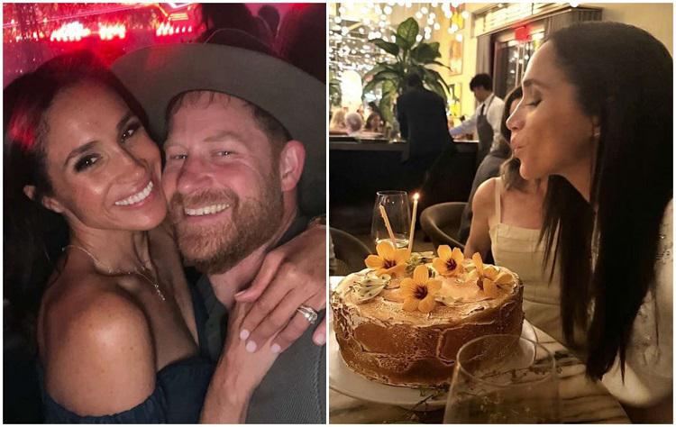 "ვაქრობ სანთლებს და მადლობას ვუხდი ჩემს ქმარს" - მეგან მარკლი 44 წლის გახდა: ვარსკვლავური წვეულება, მოკრძალებული ტორტი და ემოციური სიტყვები პრინც ჰარის