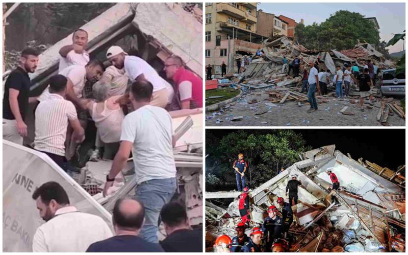 დამანგრეველი მიწისძვრა თურქეთში: ძლიერი ბიძგების შედეგად 20-მდე შენობა ჩამოინგრა, არის მსხვერპლი - ფოტოები სტიქიის ზონიდან