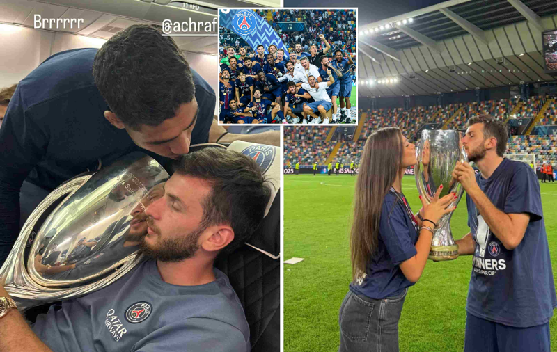 "კიდევ ერთი..." -  ხვიჩამ  სუპერთასის მოპოვება მოედანზე ნიცასთან ერთად აღნიშნა: რა ფოტოებს აქვეყნებს წყვილი და როგორი შეფასებები მიიღეს პსჟ-ს ფეხბურთელებმა?