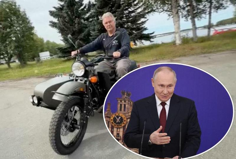 დიქტატორის პირადი საჩუქარი - პუტინის ტრამპთან შეხვედრის პარალელურად ალასკის მკვიდრს რუსული მოტოციკლი გადასცეს