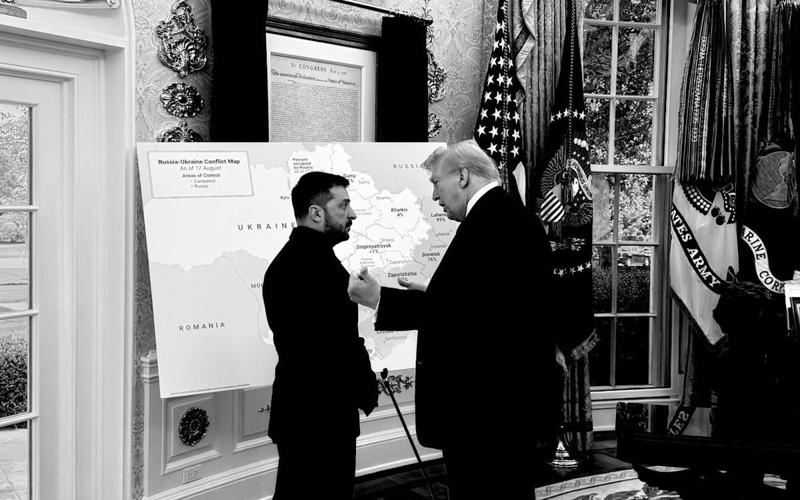 რა რუკა გამოფინა ზელენსკიმ ოვალურ კაბინეტში? - პროცესის განვითარების 6 სცენარი, ანუ როდის გაიმართება ზელენსკისა და პუტინის ფსიქოლოგიური დუელი