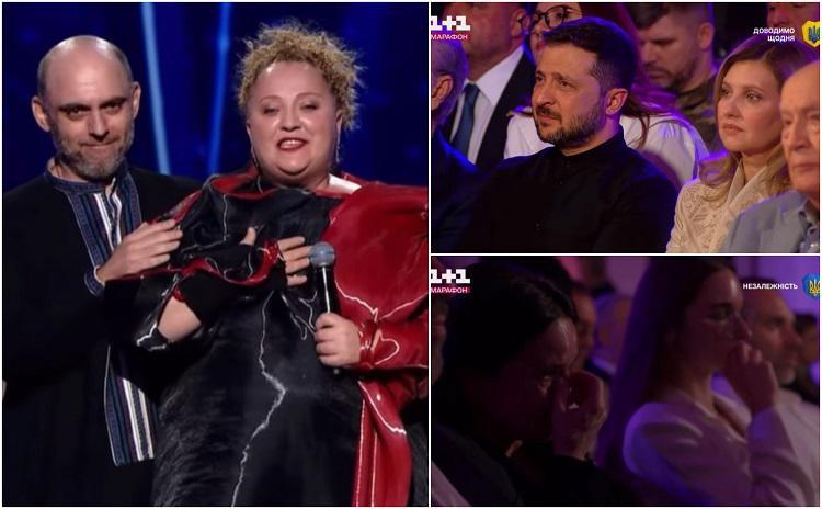 აცრემლებული ზელენსკი, სლავა ვაკარჩუკი სცენაზე და ემოციების ზღვა - ნინო ქათამაძისა და ნიკოლოზ რაჭველის დაუვიწყარი გამოსვლა “უკრაინის ლეგენდა 2025“-ზე (ვიდეო)