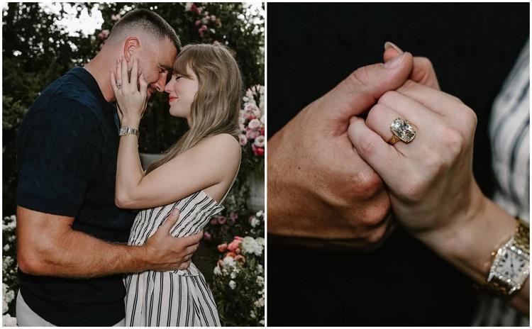 “თქვენი ინგლისურის მასწავლებელი და ფიზკულტურის მასწავლებელი ქორწინდებიან“ - ტეილორ სვიფტი და ტრევის კელსი დაინიშნნენ: რა ფოტოებს აქვეყნებს ვარსკვლავი