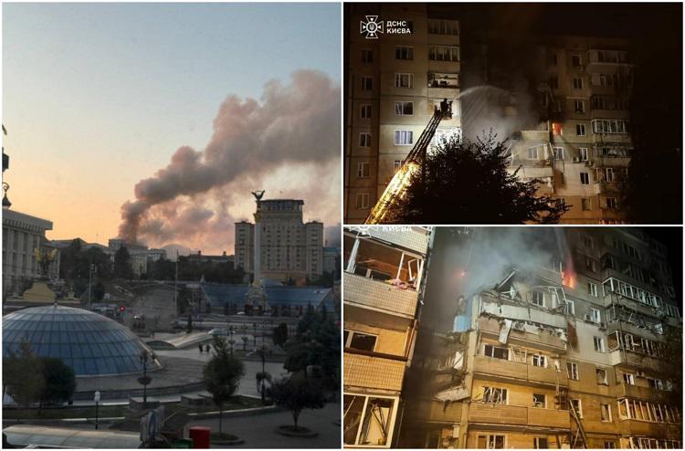 რუსებმა უკრაინას დრონებით და რაკეტებით შეუტიეს - დაიღუპა 3 ადამიანი, მათ შორის ჩვილი, დაზიანდა საცხოვრებელი შენობები