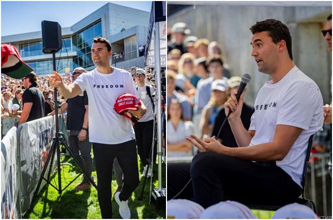 პოლიტიკური მკვლელობა აშშ-ში - ტრამპის მხარდამჭერს, 31 წლის ჩარლი კირკს იუტას შტატში, უნივერსიტეტში გამოსვლისას ესროლეს: ჭრილობა სასიკვდილო აღმოჩნდა