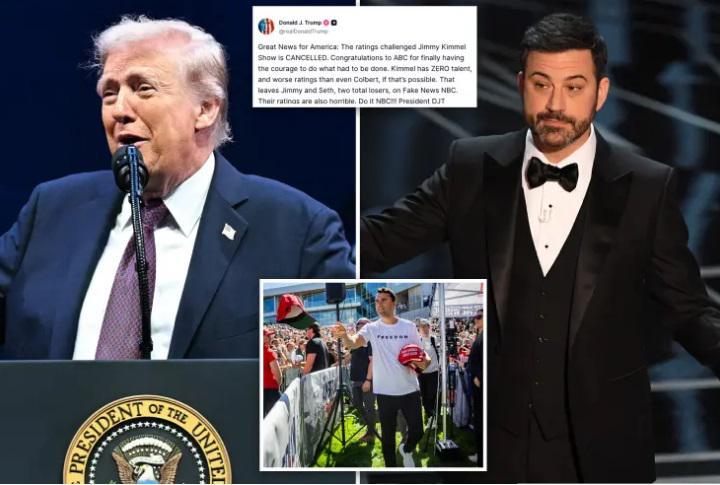 ABC-მ, ჩარლი კირკის მკვლელობასთან დაკავშირებით გაკეთებული კომენტარების გამო, ჯიმი კიმელის შოუ ეთერიდან მოხსნა - ტრამპი ამ ამბავს "შესანიშნავს" უწოდებს