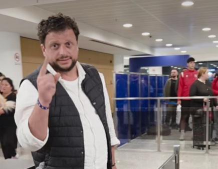 ნიკა ნარსია, რომელსაც გუშინ, ადმინისტრაციული პატიმრობა შეეფარდა, თბილისის აეროპორტში დააკავეს