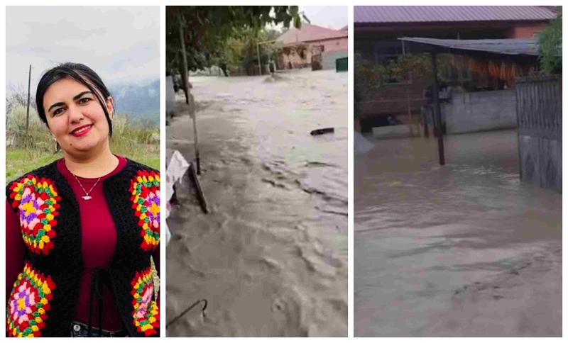 "სახლებში შევარდა წყალი, განჯალაში რთული მდგომარეობაა... მე გზაში ვარ, დედა მარტოა და ეშინია... კაბალის მთავარი შესასვლელი გადაკეტილია" - ფერი ისმაილოვა ლაგოდეხის სტიქიაზე